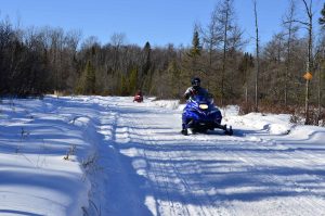 Clam Lake WI Snowmobile Trails